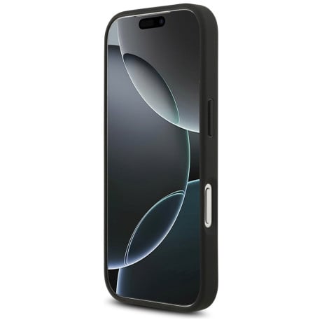 Оригинальный чехол Guess 4G Circle Classic Logo с MagSafe на iPhone 17 Pro - black