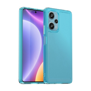 Чехол Candy Series гибрид с усиленными бортиками на Xiaomi Redmi Note 12 Turbo/Poco F5 - синий