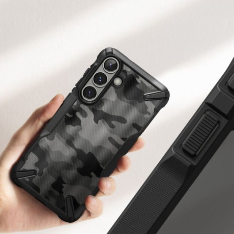 Оригинальный чехол Ringke Fusion X Design durable для Samsung Galaxy S25+ - Black