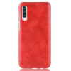 Кожаный чехол Litchi Texture на Samsung Galaxy A50/A30s/A50s-красные