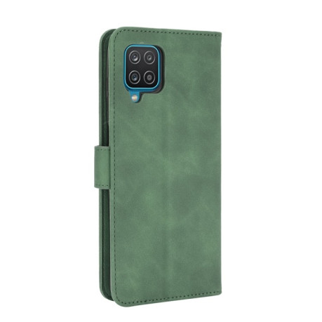 Чехол-книжка Solid Color Skin Feel на Samsung Galaxy A12 / M12 - зеленый