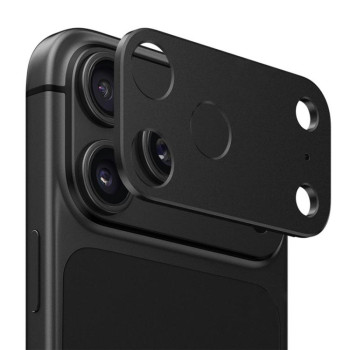 Защита камеры (без линз) Kalebol Metal Hollow Lens Protection Ring на iPhone 18 Pro Max — чёрная