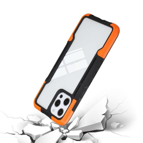 Противоударный чехол  3 in 1 Protective для iPhone 11 Pro Max - оранжевый