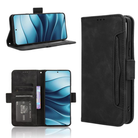 Чохол-книжка Skin Feel Calf на Xiaomi Redmi Note 14 4G Global - чорний
