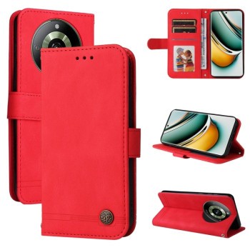 Чехол-книжка Skin Feel Life Tree для Realme 11 Pro 5G/11 Pro+ 5G - красный