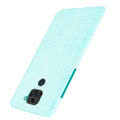 Ударопрочный чехол Crocodile Texture на Xiaomi Redmi Note 9 / Redmi 10X - зеленый
