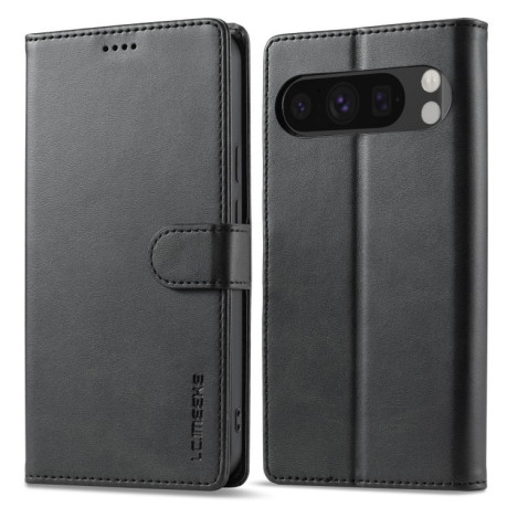 Чехол книжка LC IMEEKE Calf Texture на Google Pixel 9 Pro XL - черный