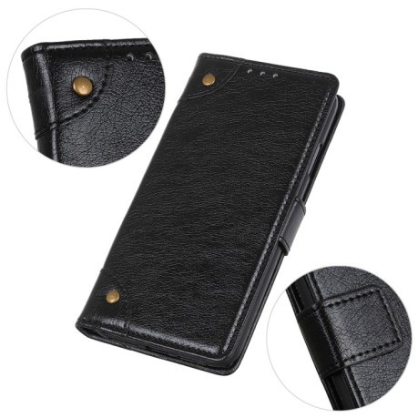 Чехол-книжка Copper Buckle Nappa Texture на Samsung Galaxy Note10 Lite / A81-черный
