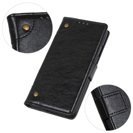 Чохол-книжка Copper Buckle Nappa Texture Samsung Galaxy A02s - чорний