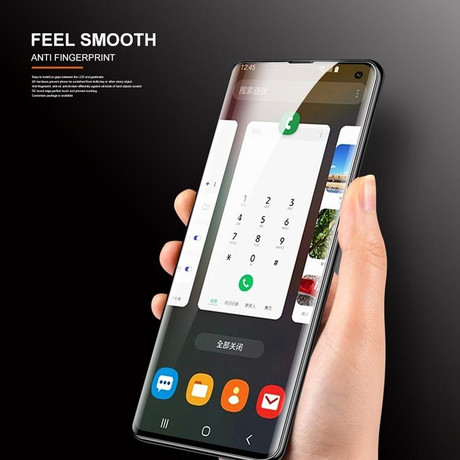 Защитное 3D стекло УФ лампой UV Liquid Curved Full Glue на Xiaomi Poco M8 Pro 5G