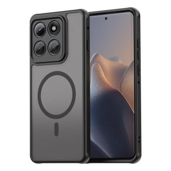 Противоударный чехол Fan Dun Series TPU Hybrid PC Frosted Magsafe для Motorola Edge 60 Pro - чорний