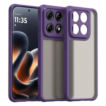 Гібридний чохол Fan Dun Series на Motorola Edge 70 Pro 5G — фіолетовий