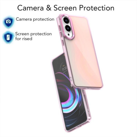 Чехол Plating Gradient Discolor для Samsung Galaxy S25 Edge 5G - черный