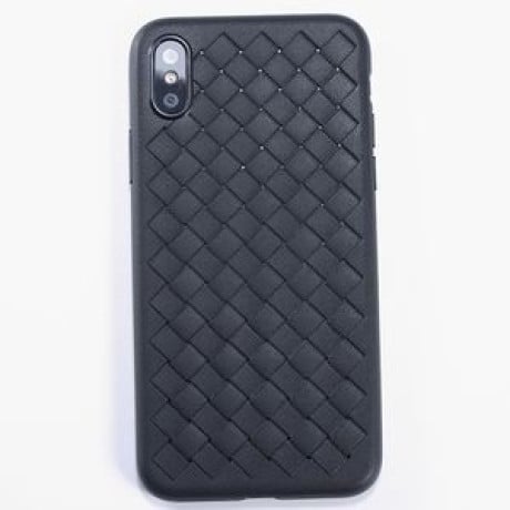 Чохол Benks Knitting Leather Surface Case на iPhone XS Max чорний