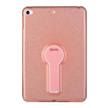 Противоударный чехол Glitter with Holder для iPad mini 4 / 3 / 2 / 1 - розовое золото
