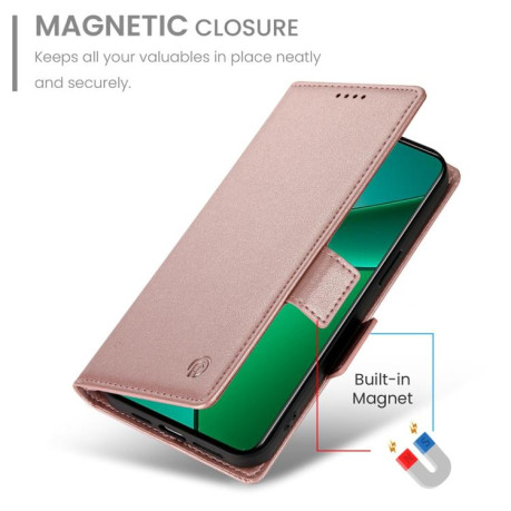 Чохол-книжка Side Buckle Magnetic Frosted Leather для Realme 14 Pro+ - золото