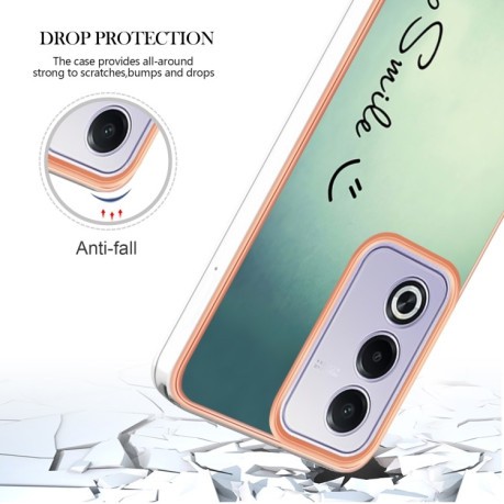 Протиударний чохол Electroplating IMD для OPPO A80 5G/A3 Pro Global - Smile