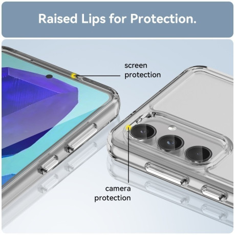 Противоударный чехол Candy Series для Samsung Galaxy M55 - прозрачный