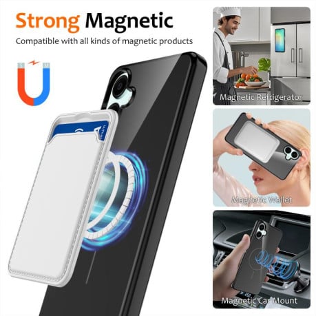 Чехол Glossy глянцевый с MagSafe на Samsung Galaxy A07 4G - черный