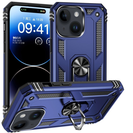 Протиударний чохол HMC 360 Degree Rotating Holder на iPhone 15 Plus - синій