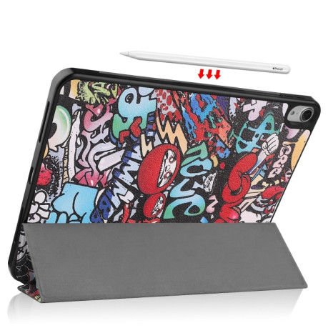 Чехол-книжка Colored Drawing with stylus holder на iPad Air 10.9 2022/2020 - Graffiti