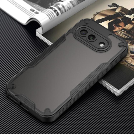 Противоударный чехол Armor Glaze PC Hybrid для Google Pixel 9a - черный