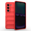 Силіконовий чохол Magic Flannel для Infinix Hot 50 4G - червоний
