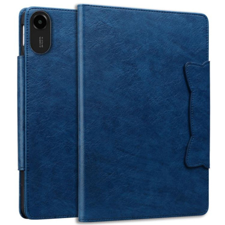 Чехол-книжка Cat Buckle Leather на Xiaomi Redmi Pad 2 - синий