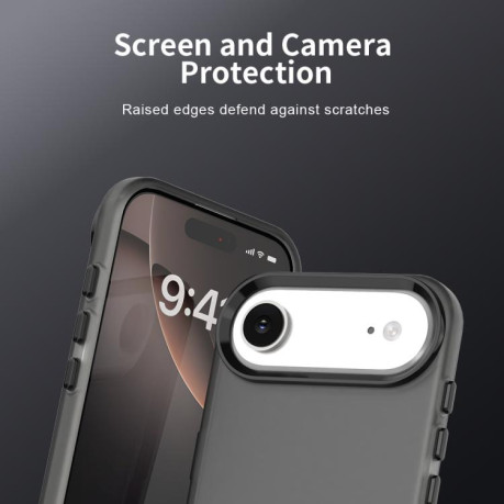Противоударный чехол Candy Series для iPhone Air - черный
