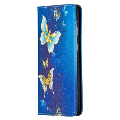 Чохол-книжка Colored Drawing Series Samsung Galaxy S21 Plus - Gold Butterflies
