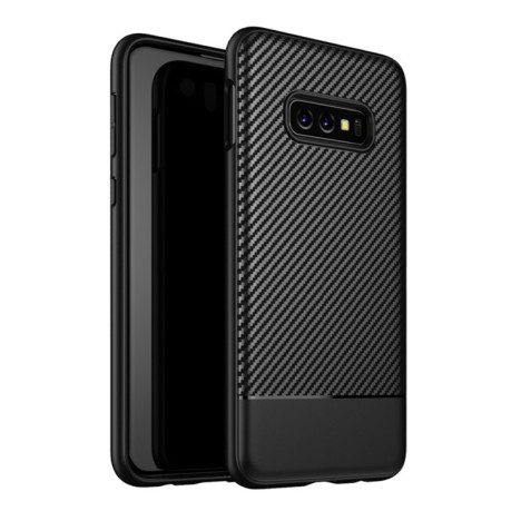 Протиударний чохол Carbon Fiber Texture Lewei Series Samsung Galaxy S10e-чорний