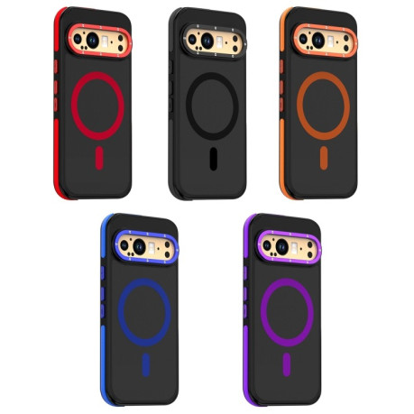 Протиударний чохол Dual-Color Skin Feel Magsafe Magnetic для Google Pixel 9 Pro XL - синій