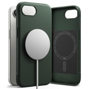 Оригинальный чехол Ringke Onyx Magnetic Magsafe на iPhone 16e - Green