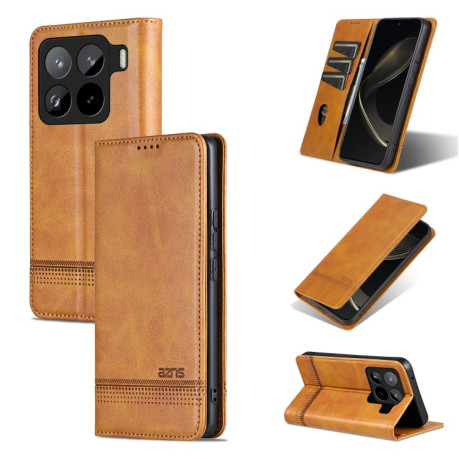 Чохол-книжка AZNS Magnetic Calf на Xiaomi 15 Pro 5G - коричневий