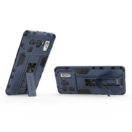 Противоударный чехол Shock-proof для Xiaomi Mi 11 Ultra - синий