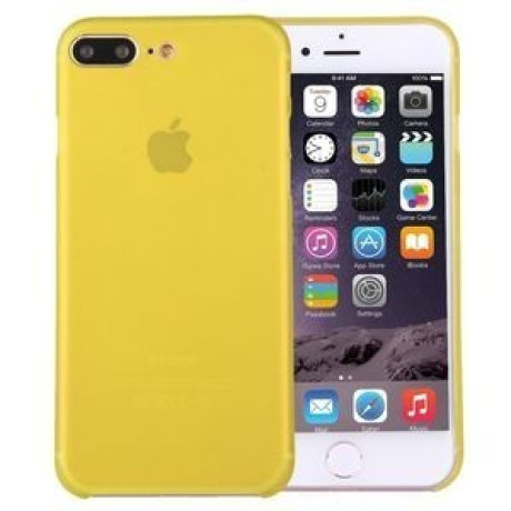 Чохол для iPhone 8 Plus/ 7 Plus ультратонкий прозорий жовтий