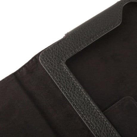 Кожаный Чехол  Litchi Texture Sleep / Wake-up черный для iPad 4/ 3/ 2