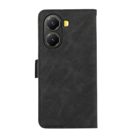 Чехол-книжка ABEEL Color Block Magnetic RFID Leather для Xiaomi Poco X7 Pro - черный