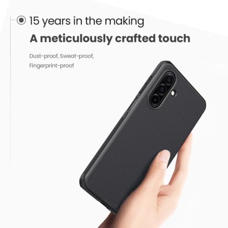 Чехол NILLKIN Frosted Shield Pro гибрид с матовым покрытием на Samsung Galaxy A17 5G - черный