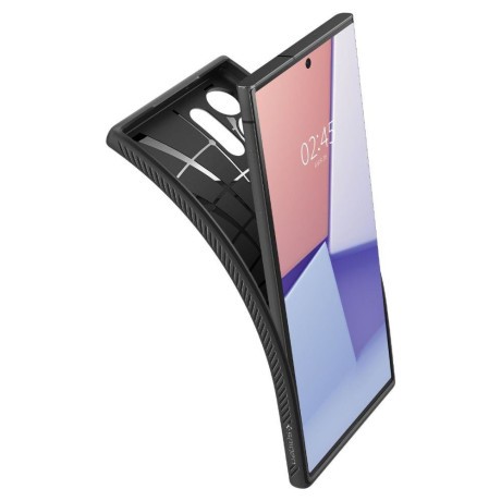 Оригинальный чехол Spigen Liquid Air для Samsung Galaxy S23 ULTRA - MATTE BLACK