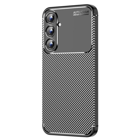 Ударозахисний чохол HMC Carbon Fiber Texture для Samsung Galaxy A55 - чорний