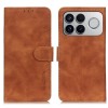 Чохол-книжка KHAZNEH фактура Cowhide на Xiaomi Redmi K90 Pro Max/Poco F8 Ultra — коричневий