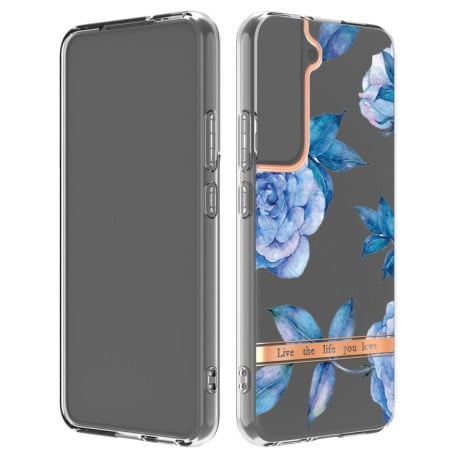 Противоударный чехол Flowers and Plants Series для Samsung Galaxy S22 Plus - Orchid Peony