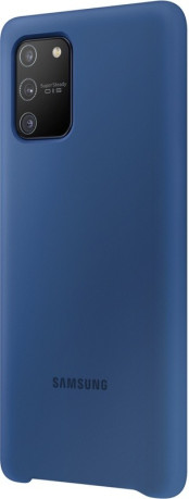 Оригинальный чехол Samsung Silicone Cover для Samsung Galaxy S10 lite Blue