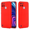 Чехол Solid Color Liquid Silicone на Realme C21Y/C25Y - красный