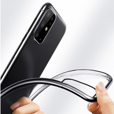 Силиконовый чехол G-Case Shiny Series для Samsung Galaxy S20 -черный