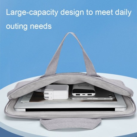 Чохол-сумка BUBM Великий capacity Wear-resistant and Shock-absorbing для Laptop Size: 15 inch 11 дюймів - чорний