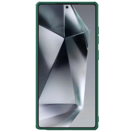 Противоударный чехол NILLKIN Frosted Shield Pro Magnetic Magsafe для Samsung Galaxy S25 Ultra 5G - зеленый