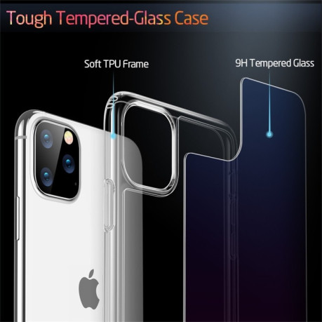 Скляний чохол ESR Ice Shield Series на iPhone 11 Pro -прозорий