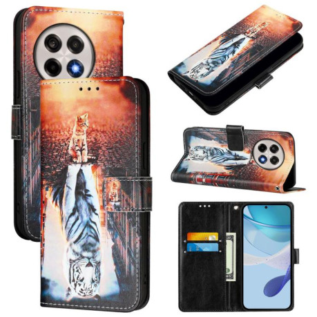 Чехол-книжка Colored Drawing Pattern Plain Weave Leather для OnePlus 13R / Ace 5 / 5 Pro - разноцветный